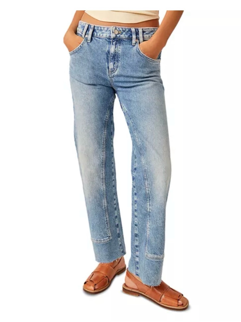 We The Free Risk Taker High Rise Straight Jeans